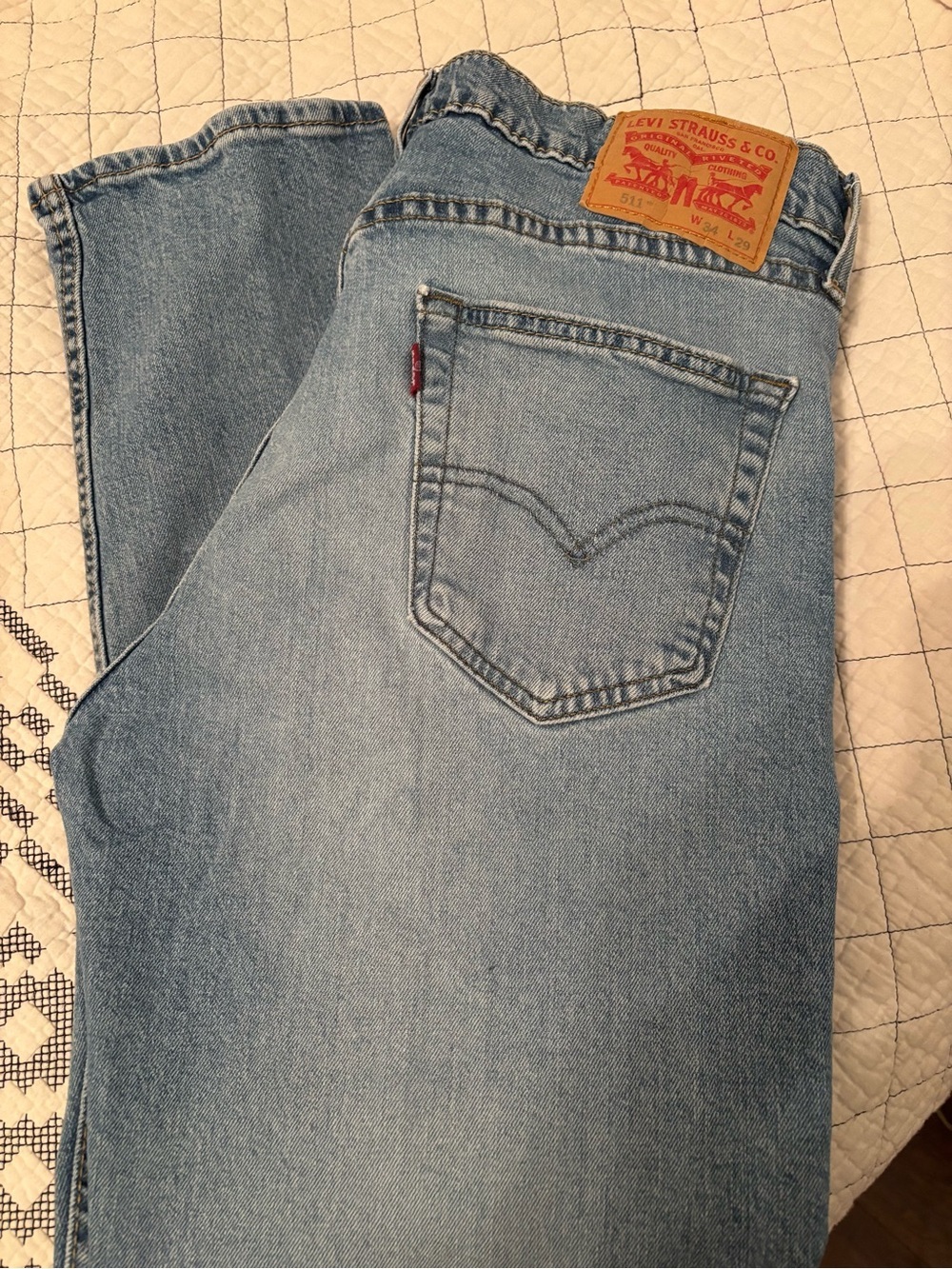 Levi's men’s 511 jeans 34 x 29